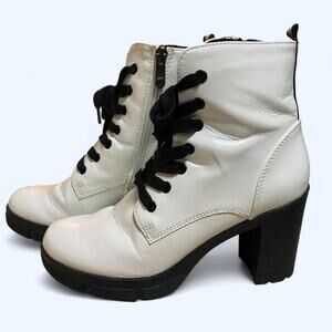 Marco Tozzi White Ankle Boots EU 40/ US 9